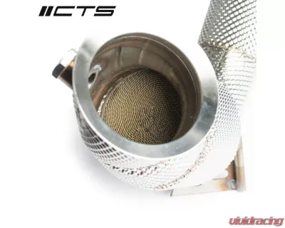 CTS Turbo High-Flow Cat Downpipe Mercedes-Benz C63 | C63s 2015-2022 - CTS-EXH-DP-0030-CAT