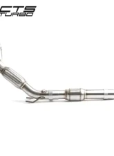 CTS Turbo EA211 Engines High-Flow Cat Downpipe Volkswagen Golf 1.4T | Jetta 2015-2021                                     - CTS-EXH-DP-0033-CAT - Image 2