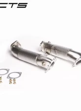 CTS Turbo 3.5 Inch Stainless Steel Downpipe Nissan R35 GT-R 2009-2020                                     - CTS-EXH-DP-0038 - Image 2