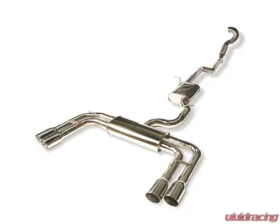 CTS Turbo 3 Inch High-Flow Cat Turbo Back Exhaust Audi S3 2015-2020 - CTS-EXH-TB-0020-1-CAT