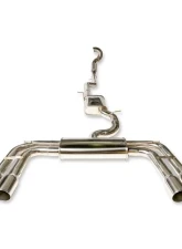 CTS Turbo 3 Inch High-Flow Cat Turbo Back Exhaust Audi S3 2015-2020                                     - CTS-EXH-TB-0020-1-CAT - Image 2