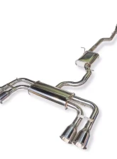 CTS Turbo 3 Inch High-Flow Cat Turbo Back Exhaust Volkswagen Golf R 2015-2021                                     - CTS-EXH-TB-0020-2-CAT - Image 2