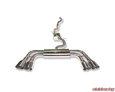 CTS Turbo 3 Inch High-Flow Cat Turbo Back Exhaust Volkswagen Golf R 2015-2021 - CTS-EXH-TB-0020-2-CAT