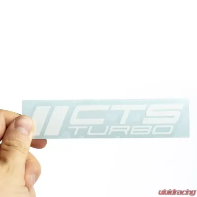 CTS Turbo OG Decal - White Sticker - CTS-DECAL-WHT