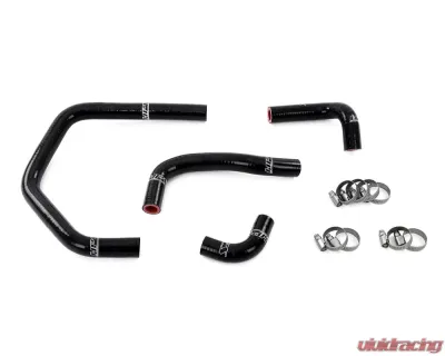 HPS Black Silicone Heater Hose Kit JDM Toyota Supra MK4 RHD 3.0L Non Turbo 2JZGE - 57-2145-BLK