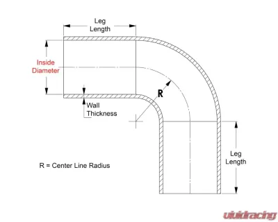 HPS Performance Products 90 Degree Silicone Elbow Coupler Hose 1/2" ID 8"x18" Blue 4-Ply - HTSEC90-050-L8X18-BLUE
