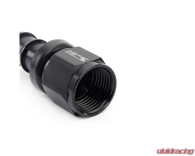 HPS Performance Black Aluminum Straight Angle Push-on Hose End to -8 AN Female - 150-0008