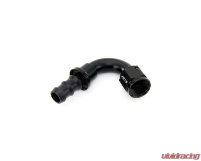HPS Performance -12 Black Aluminum 150 Degree Push-On Hose End - 150-1512