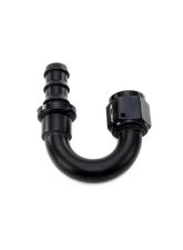 HPS Performance Black Aluminum 180 Degree Angle Push-on Hose End to -8 AN Female                                     - 150-1808 - Image 2
