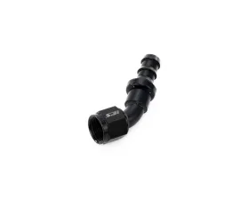 HPS Performance Black Aluminum 45 Degree Angle Push-on Hose End to -10 AN Female