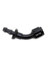 HPS Performance Black Aluminum 45 Degree Angle Push-on Hose End to -4 AN Female                                     - 150-4504 - Image 2