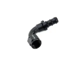HPS Performance Black Aluminum 90 Degree Angle Push-on Hose End to -10 AN Female