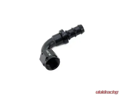 HPS Performance Black Aluminum 90 Degree Angle Push-on Hose End to -12 AN Female - 150-9012