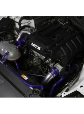 HPS Black Intercooler Hot Charge Pipe and Cold Side with Blue Hoses 15-17 Ford Mustang Ecoboost 2.3L Turbo                                     - 17-102WB - Image 3