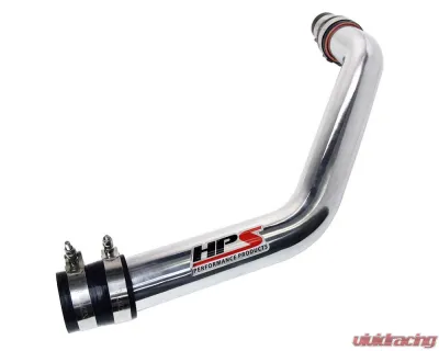 HPS Polish 2.5" Upper Intercooler Pipe UICP for 08-15 Mitsubishi Lancer EVO X Turbo - 17-103P