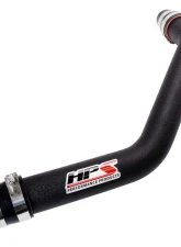 HPS Black 2.5" Upper Intercooler Pipe UICP for 08-15 Mitsubishi Lancer EVO X Turbo                                     - 17-103WB - Image 2