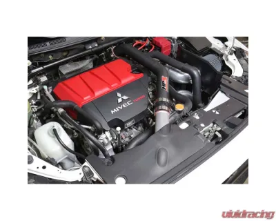 HPS Black 2.5" Upper Intercooler Pipe UICP for 08-15 Mitsubishi Lancer EVO X Turbo - 17-103WB