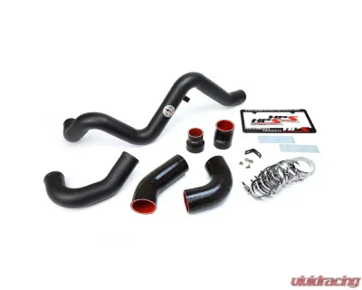 HPS Black Intercooler Hot Charge Pipe and Cold Side 16-18 Ford Focus RS 2.3L Turbo - 17-104WB