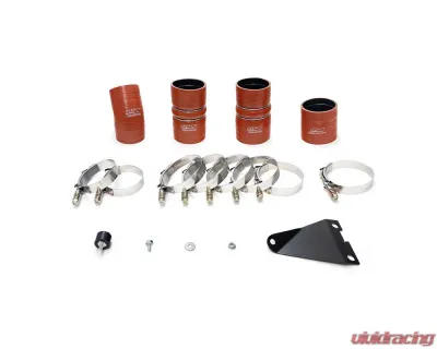 HPS Hot & Cold Side Charge Pipe with CAC Hose Intercooler Boots (Red) Ford 2003-2007 - 17-105R