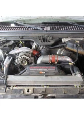 HPS Hot & Cold Side Charge Pipe with CAC Hose Intercooler Boots (Red) Ford 2003-2007                                     - 17-105R - Image 3