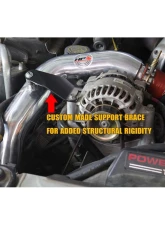 HPS Hot & Cold Side Charge Pipe with CAC Hose Intercooler Boots (Red) Ford 2003-2007                                     - 17-105R - Image 4
