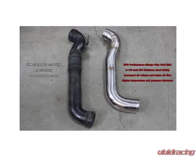 HPS Black 3.5inch Cold Side Intercooler Charge Pipe Chevrolet Silverado 2500HD 2011-2016 - 17-125WB
