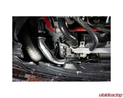 HPS Performance Intercooler Lower Hot Side/Cold Side Charge Pipe Kit Black for 2004-2005 Mazda Miata - 17-152WB