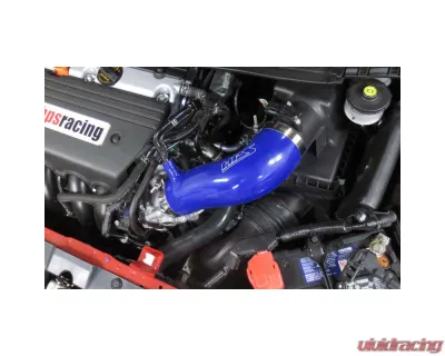 HPS Blue High Temp Reinforced Silicone Post MAF Air Intake Hose Kit Honda Civic Si 2.4L 12-13 - 17838-BLUE