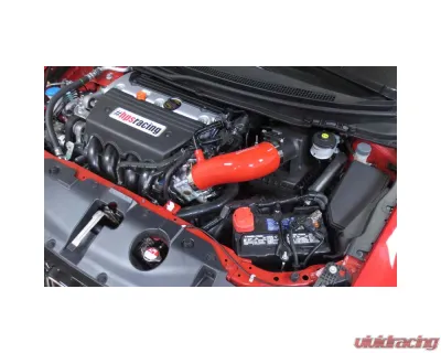 HPS Red High Temp Reinforced Silicone Post MAF Air Intake Hose Kit Honda Civic Si 2.4L 12-13 - 17838-RED