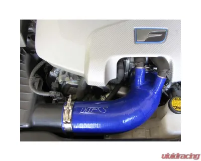 HPS Performance Products Blue 4-Ply Silicone Post MAF Air Intake Hose Kit for Lexus ISF 08-12 V8 5.0L - 18521-BLUE