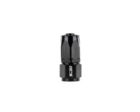 HPS Performance Black Aluminum Straight Angle Compression Double Swivel Hose End to -10 AN Female