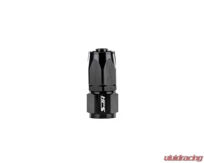 HPS Performance Black Aluminum Straight Angle Compression Double Swivel Hose End to -16 AN Female - 250-0016
