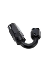 HPS Performance Black Aluminum 150 Degree Angle Compression Double Swivel Hose End to -4 AN Female                                     - 250-1504 - Image 2