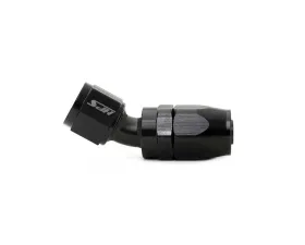 HPS Performance Black Aluminum 30 Degree Angle Compression Double Swivel Hose End to -10 AN Female 250-3010