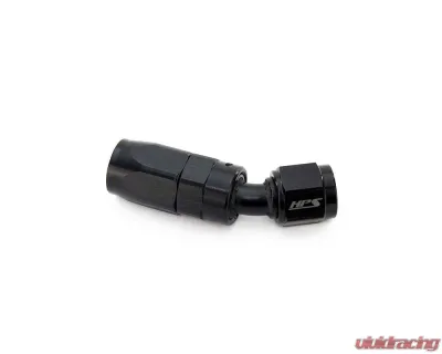 HPS Performance Black Aluminum 30 Degree Angle Compression Double Swivel Hose End to -6 AN Female 250-3006 - 250-3006