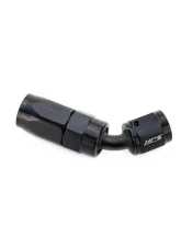 HPS Performance Black Aluminum 45 Degree Angle Compression Double Swivel Hose End to -8 AN Female                                     - 250-4508 - Image 2