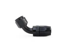 HPS Performance Black Aluminum 60 Degree Angle Compression Double Swivel Hose End to -10 AN Female