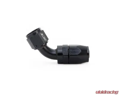 HPS Performance Black Aluminum 60 Degree Angle Compression Double Swivel Hose End to -16 AN Female - 250-6016