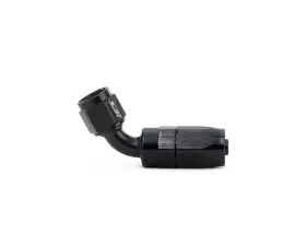 HPS Performance Black Aluminum 60 Degree Angle Compression Double Swivel Hose End to -4 AN Female