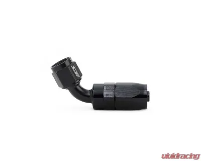 HPS Performance Black Aluminum 60 Degree Angle Compression Double Swivel Hose End to -8 AN Female - 250-6008