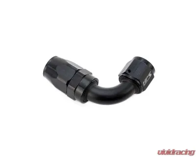 HPS Performance Black Aluminum 90 Degree Angle Compression Double Swivel Hose End to -12 AN Female - 250-9012