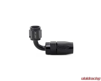 HPS Performance Black Aluminum 90 Degree Angle Compression Double Swivel Hose End to -8 AN Female - 250-9008