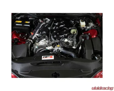 HPS Polish Shortram Post MAF Air Intake Pipe for 14-16 Lexus IS250 2.5L V6 F-Sport - 27-559P