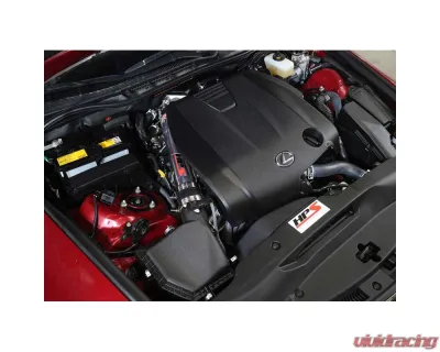 HPS Polish Shortram Post MAF Air Intake Pipe for 14-16 Lexus IS250 2.5L V6 F-Sport - 27-559P