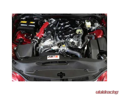 HPS Red Shortram Post MAF Air Intake Pipe for 14-16 Lexus IS250 2.5L V6 F-Sport - 27-559R