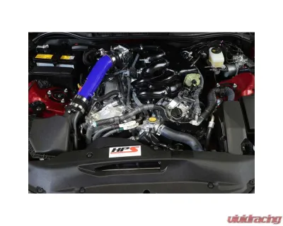 HPS Blue Shortram Post MAF Air Intake Pipe for 14-16 Lexus IS250 2.5L V6 Non F-Sport - 27-560BL