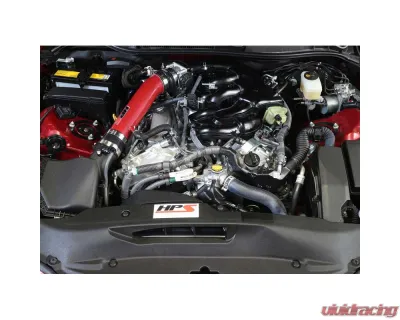 HPS Red Shortram Post MAF Air Intake Pipe for 14-16 Lexus IS250 2.5L V6 Non F-Sport - 27-560R