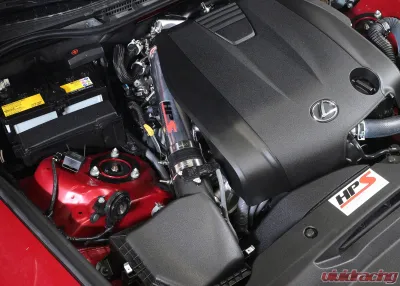 HPS Performance Products Black Shortram Air Intake Pipe for 14-16 Lexus IS250 2.5L V6 - 27-560WB