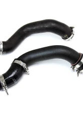 HPS Black Intercooler Hot Charge Pipe and Cold Side with Blue Hoses 15-17 Ford Mustang Ecoboost 2.3L Turbo                                     - 17-102WB - Image 5