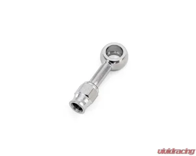 HPS Performance Stainless Steel Straight Angle Compression Teflon Hose End to -3 AN Female w/ PTFE Hose 10mm Banjo - 350-0003SSB